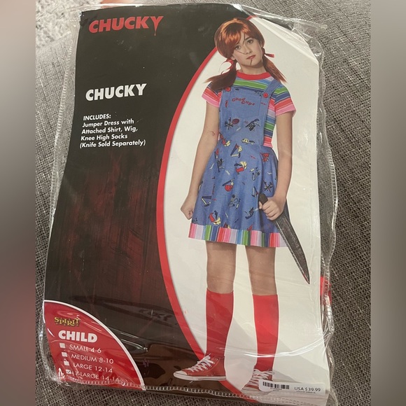 Spirit Costumes Spirit Halloween Girls Chucky Costume Size 416